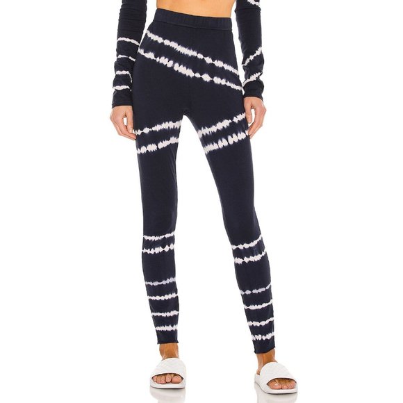 The Upside Leggings Women's Small Indigo Tie‎ Dye Cotton Lounge Pants - Picture 2 of 15